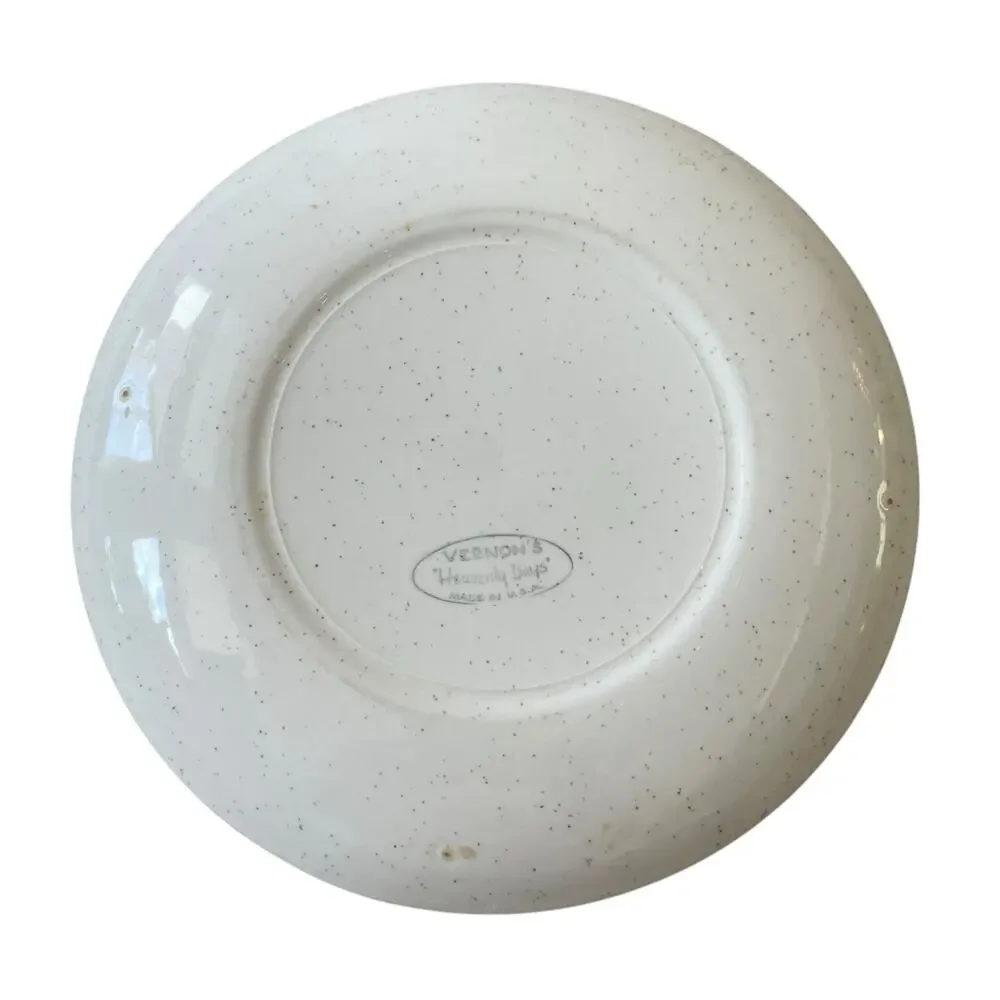 Vintage Vernonware Heavenly Days 7.5in Salad Dessert Plates Set of 5